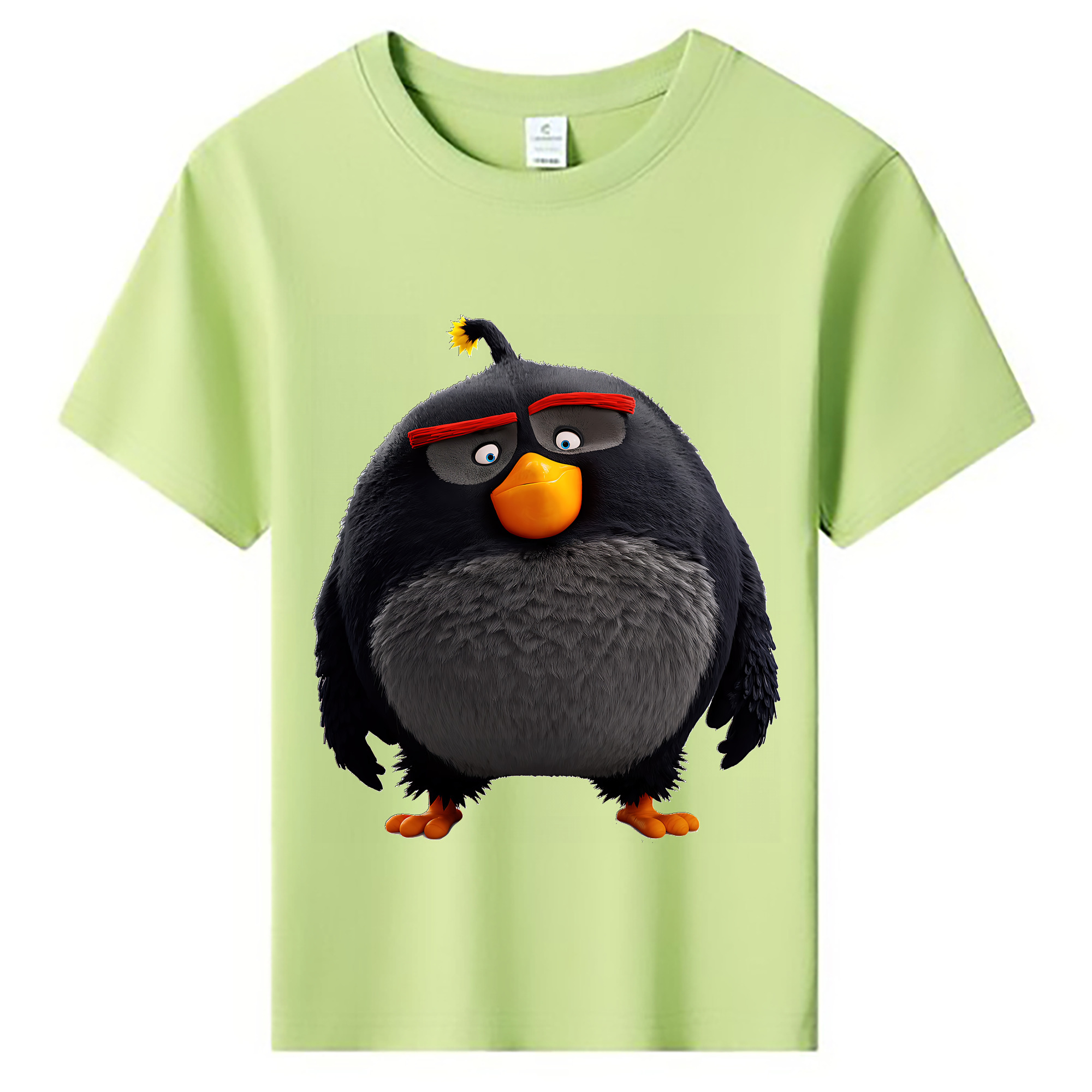 （画像用） Angry Birds アングリーバード 綿100％キッズTシャツ（フロントプリント）